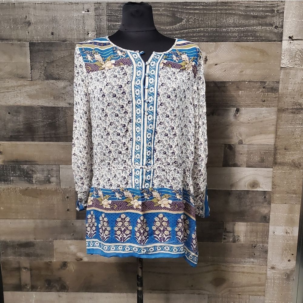 Lucky Brand Boho Long sleeve top XL